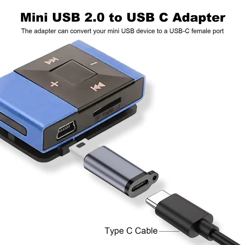 USB-C Adapter Type C Female To Micro / Mini USB Converters For iPhone 14 13 Xiaomi Samsung For Lightning Male Charger Adapter