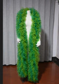 Fashion Stage ball party Club nightclub bridal Tulle Boa Ruffle shawl wrap wedding accessories cape Drag Queen