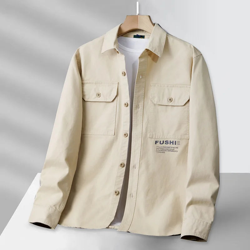 Men's Utility Casual Long Sleeve Shirt — MIG & MIK STYLE™