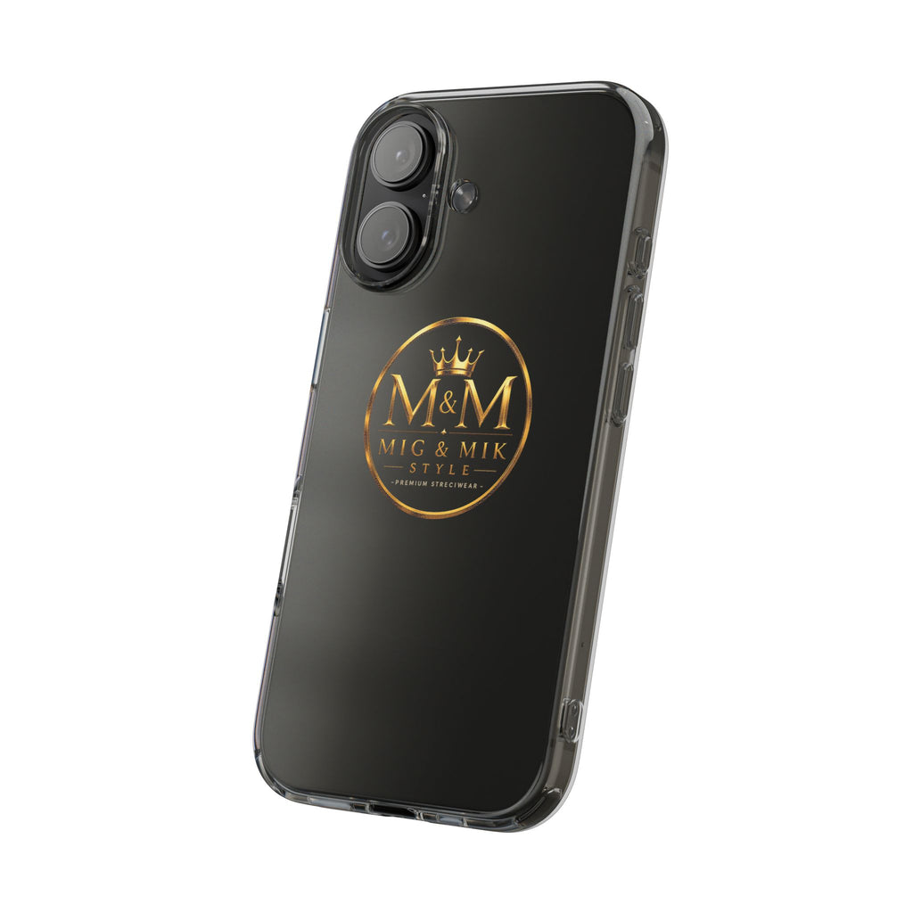 MIG & MIK STYLE Luxury Gold Logo Phone Case
