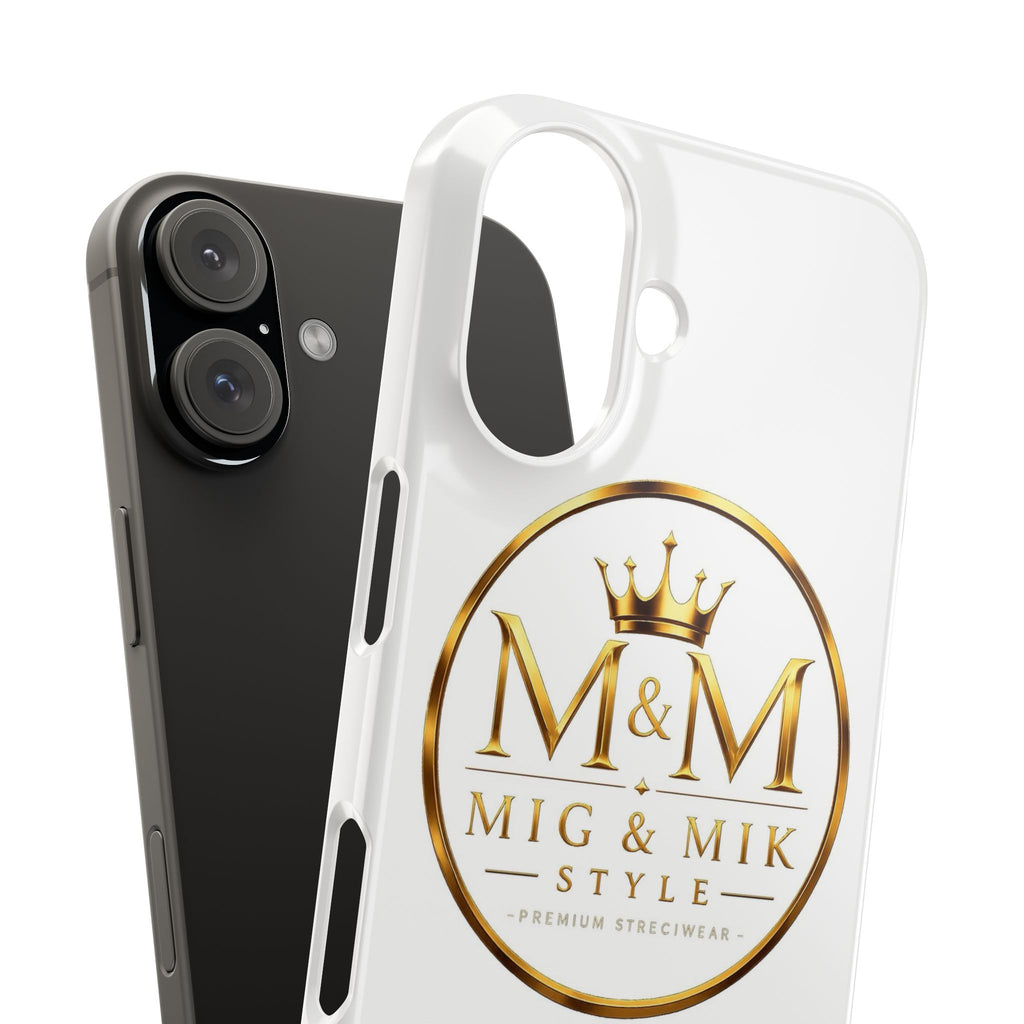 Slim Phone Case — M&M Mig & Mik Style Gold Crest
