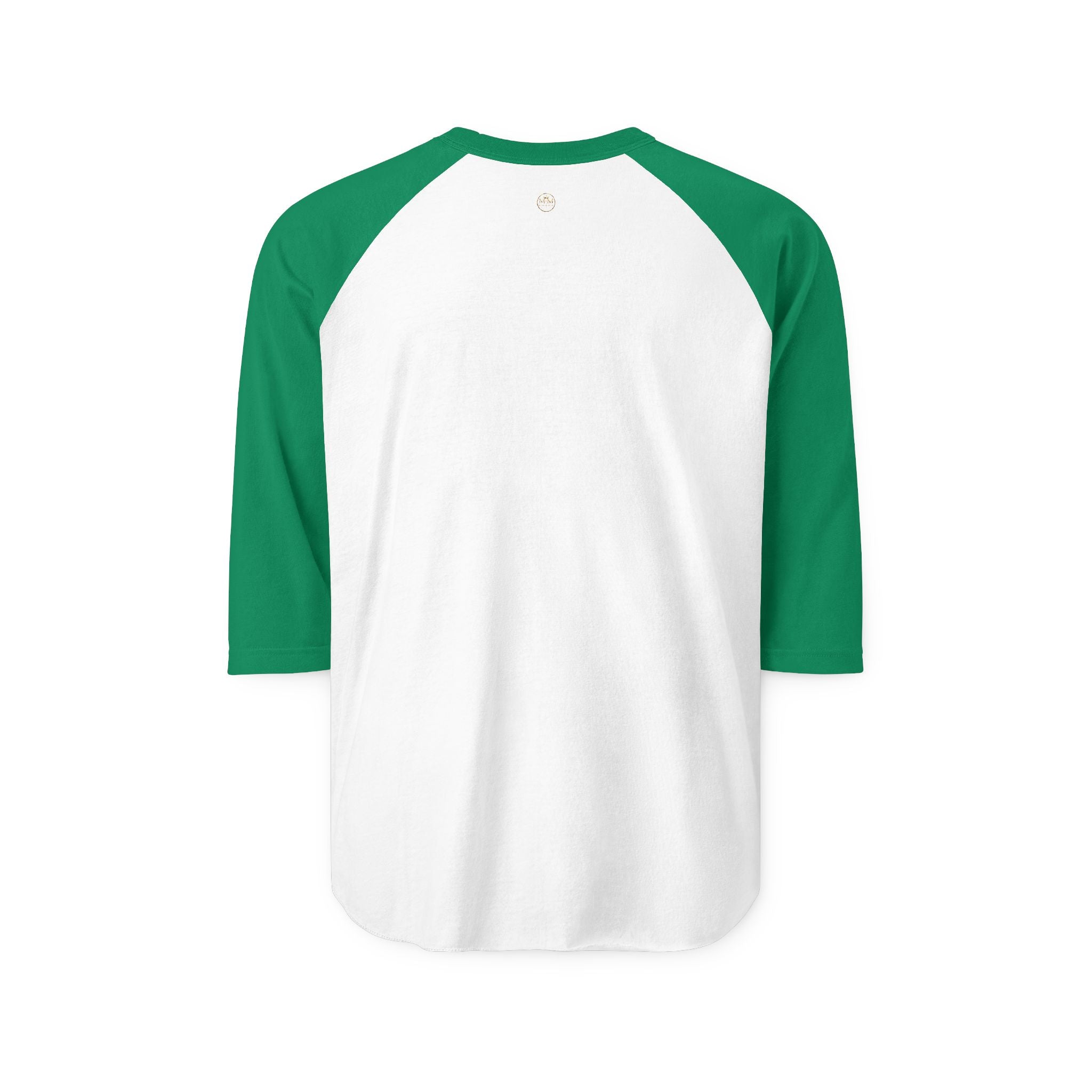 Raglan Shirt — Gold Crown Vintage Emblem Baseball Tee