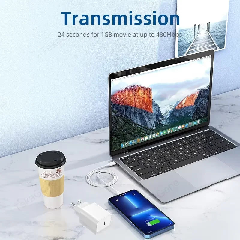 30W PD 3.0 USB C Charger For iPad A16 2025 10 9 10th 9th Generation Air 13 11 5 Pro 11 12.9 Mini 6 7 iPhone Quick Charging Cable