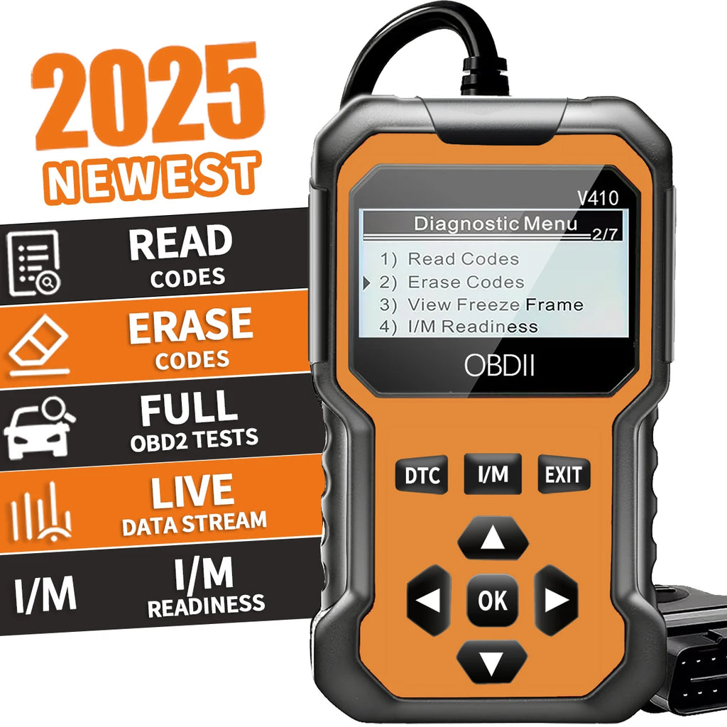 OBD2 Scanner Instant Fault Code Reader and Voltage Check | OBDII/CAN Full System Diagnosis | 10 Second Fault Analysis