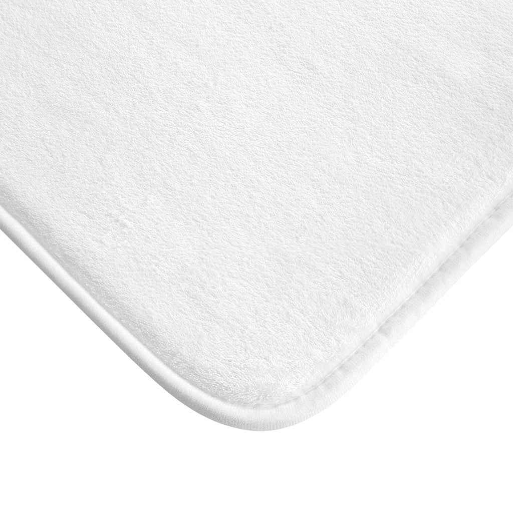 Gold Monogram Logo Bath Mat — Elegant Luxury Hotel-Style Bathroom Rug