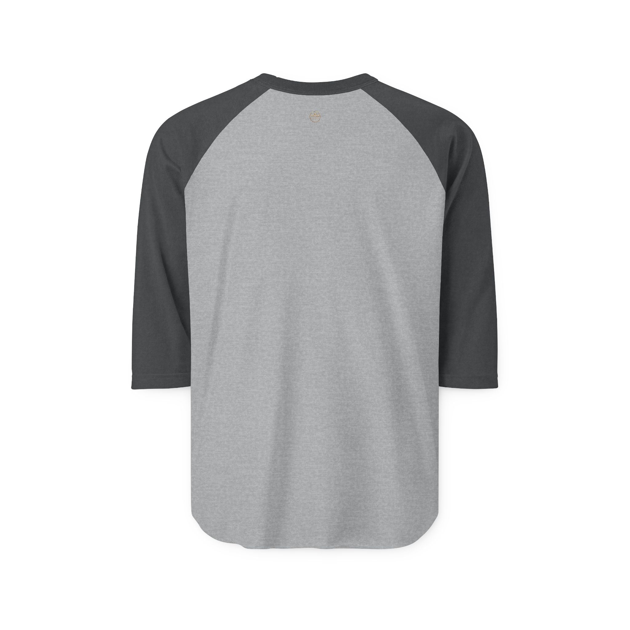 Raglan Shirt — Gold Crown Vintage Emblem Baseball Tee