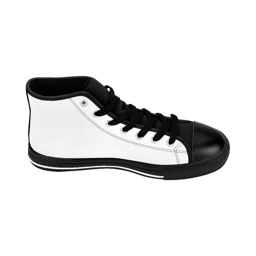 MIG & MIK STYLE White Gold High-Top Sneakers