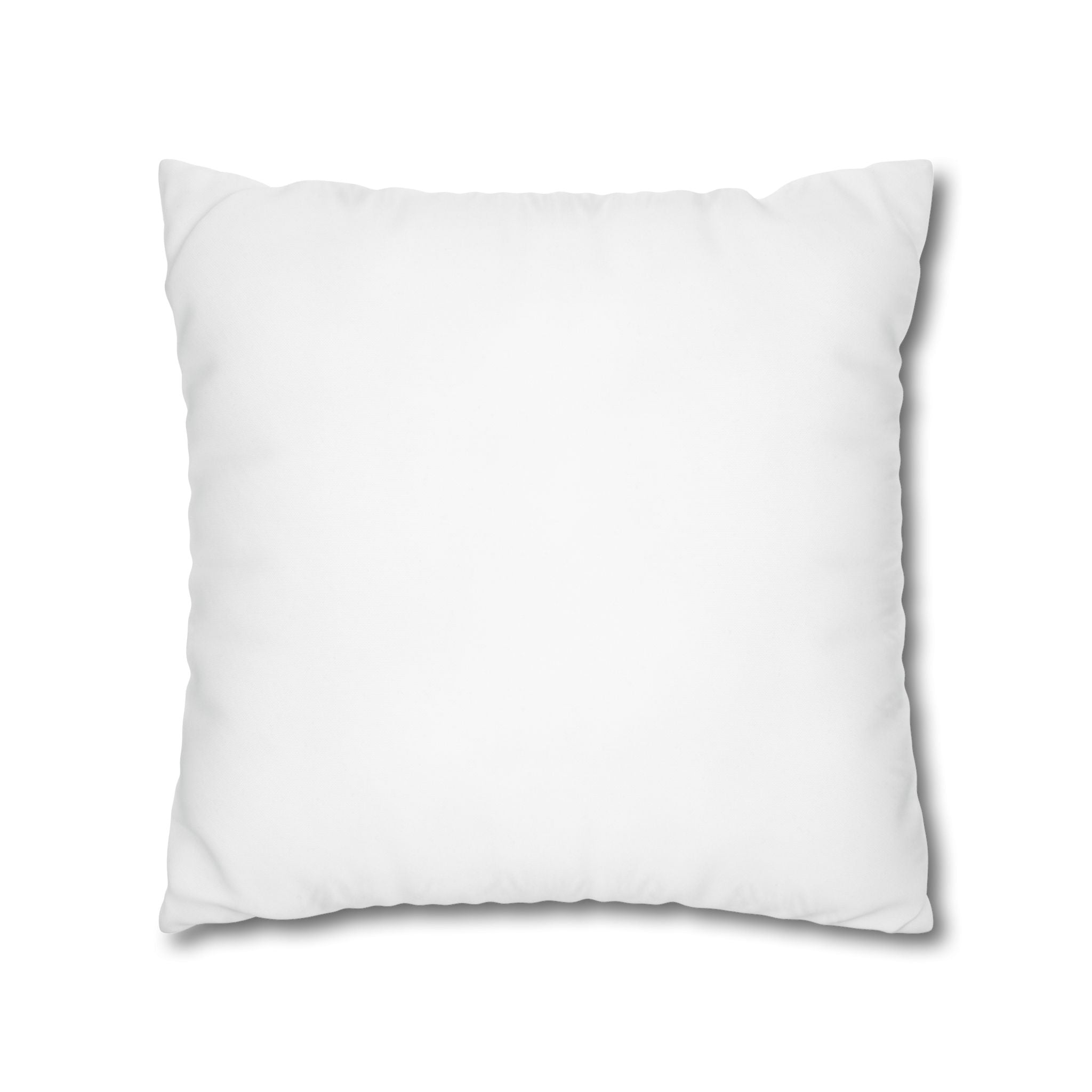 M&M Mig & Mik Gold Crown Decorative Pillowcase — Square Poly Canvas Throw Pillow Cover