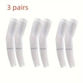 3 Pairs Cooling Breathable Arm Sleeves Anti‑UV Sun Protection Covers For Men Women Driving Golf Cycling Sports