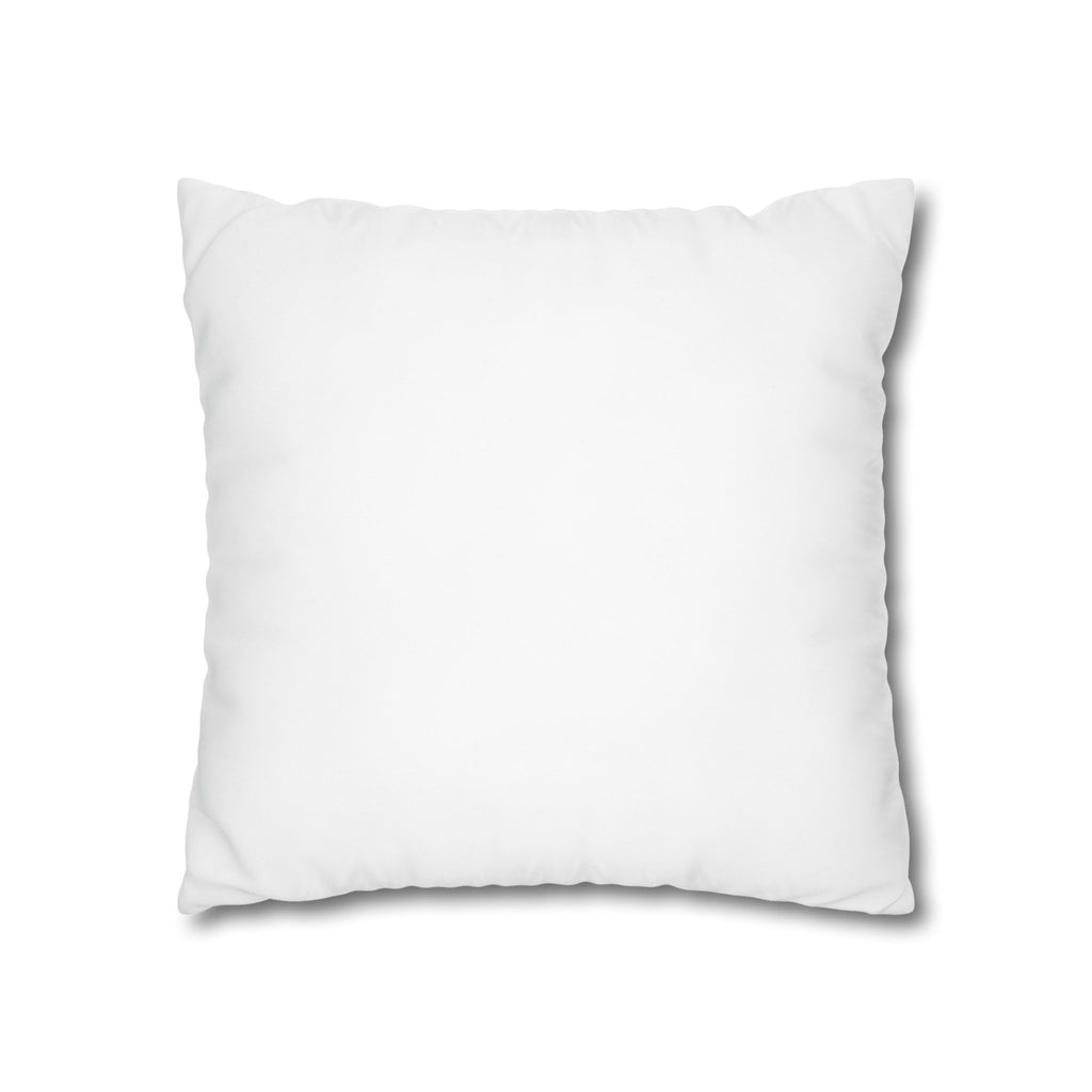M&M Mig & Mik Gold Crown Decorative Pillowcase — Square Poly Canvas Throw Pillow Cover