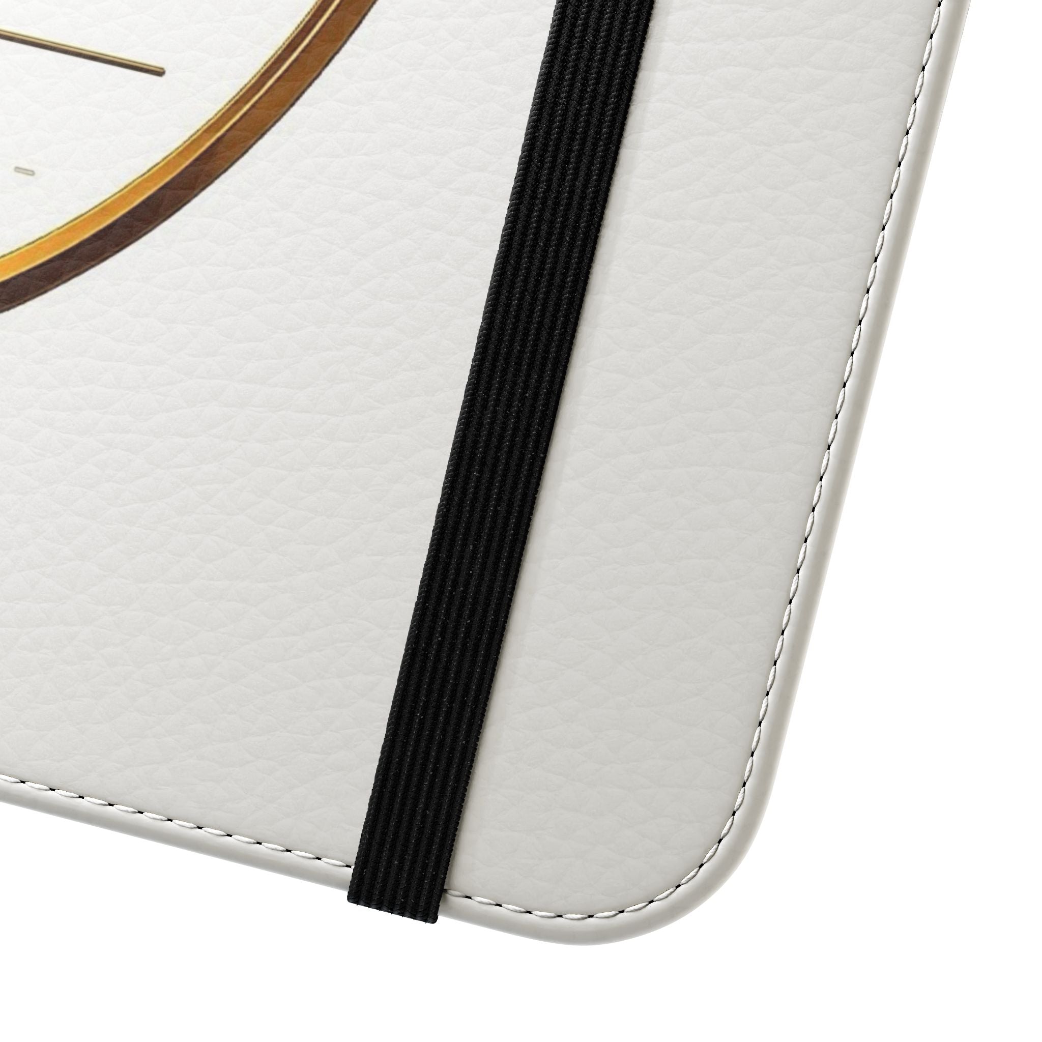 M&M Gold Crest Flip Phone Case — Luxury Wallet Flip Case with Card Slots