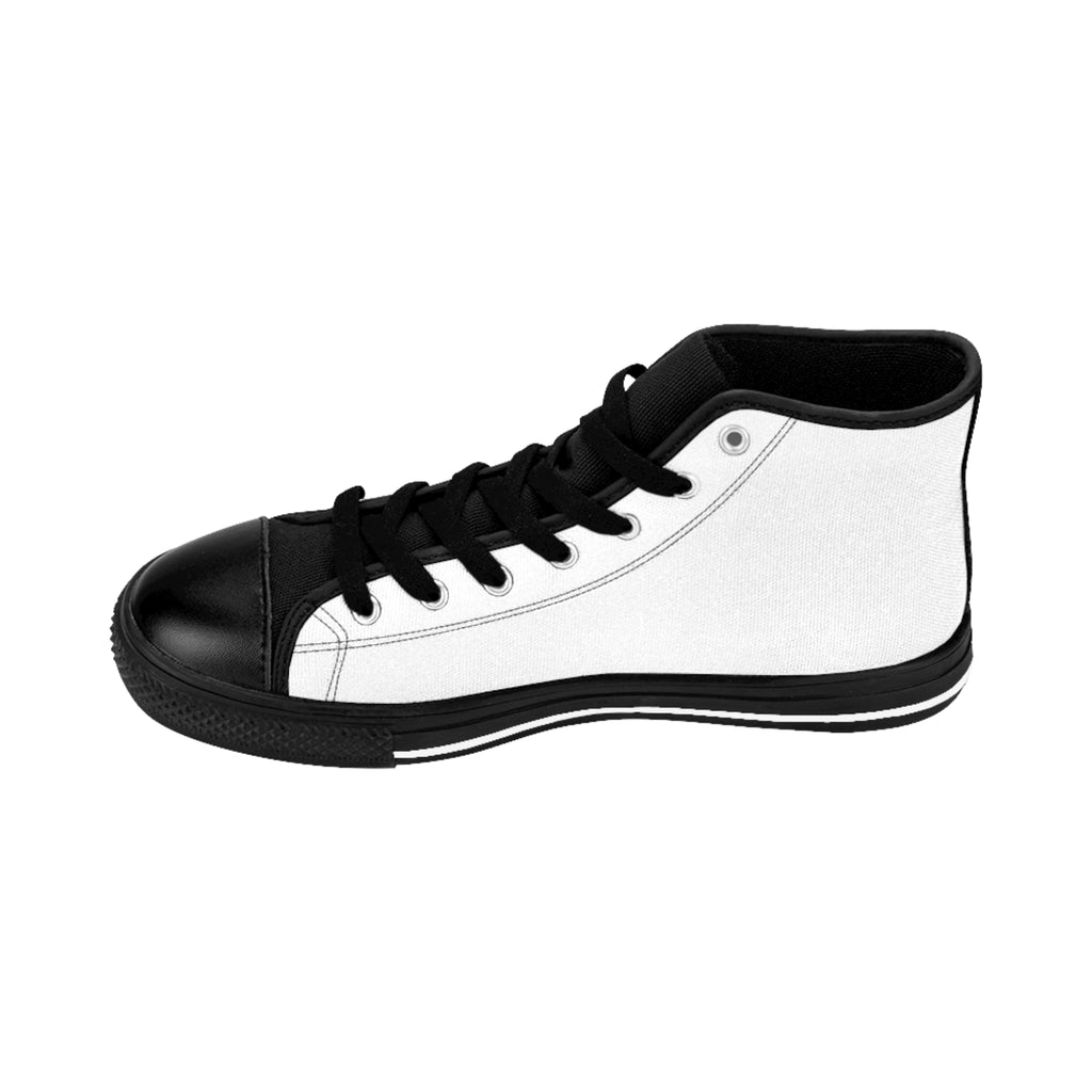 MIG & MIK STYLE White Gold High-Top Sneakers
