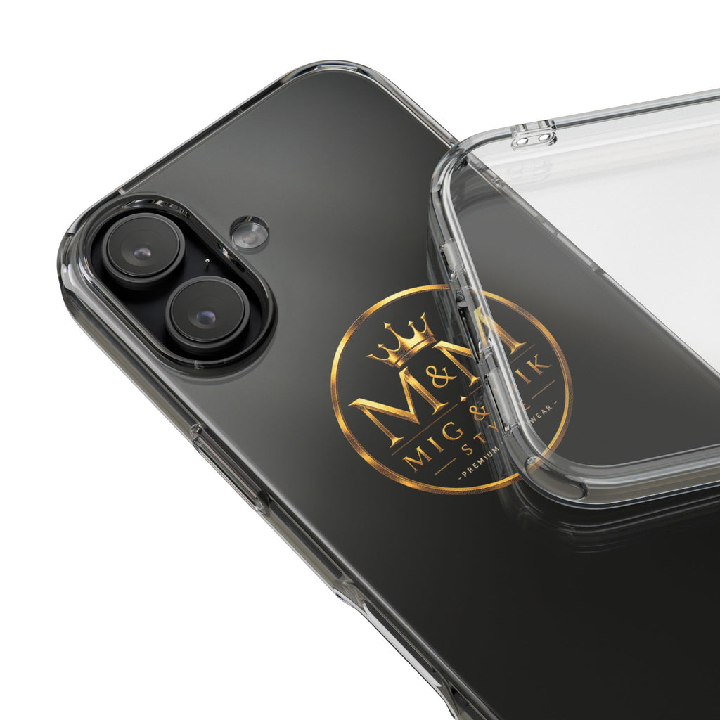 MIG & MIK STYLE Luxury Gold Logo Phone Case