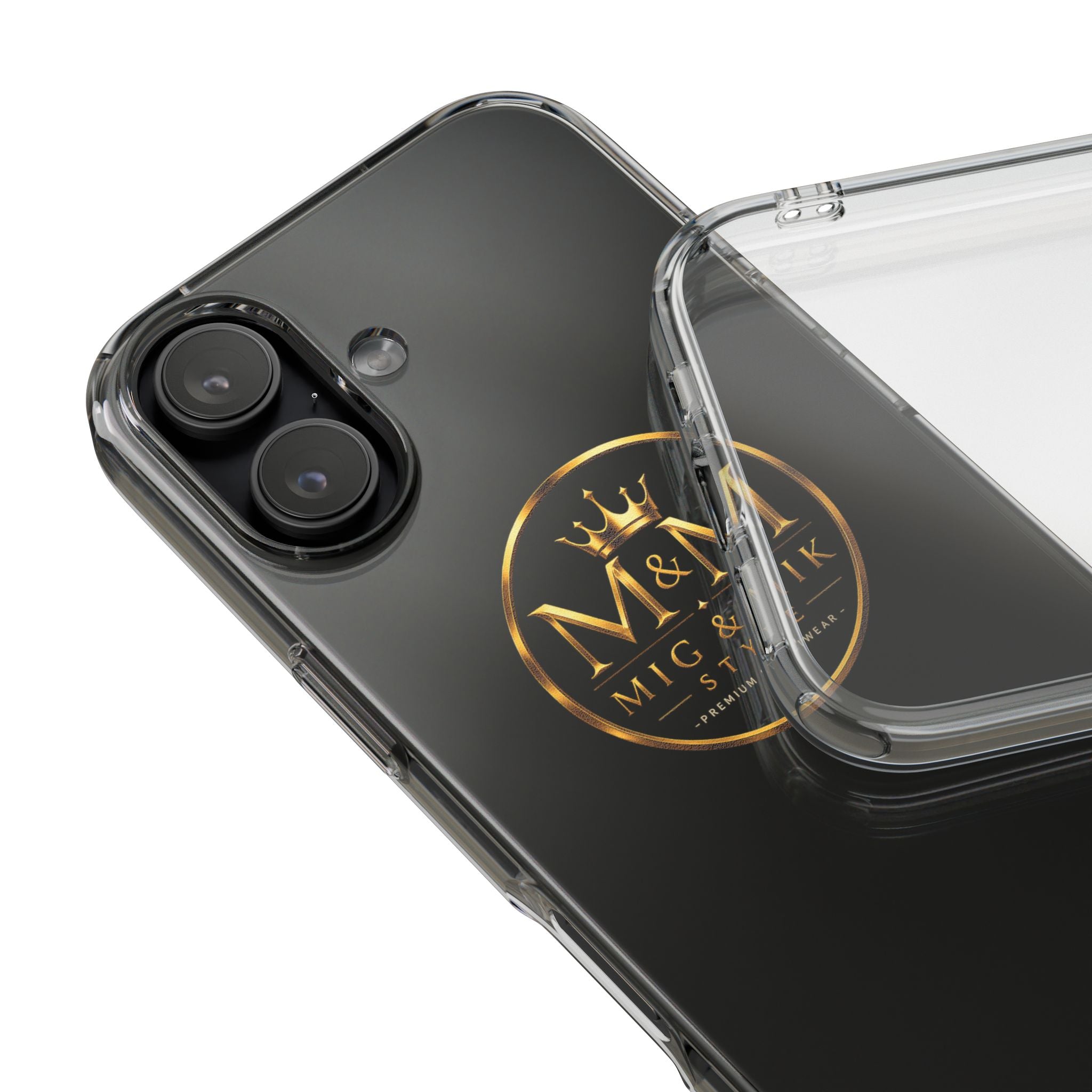 MIG & MIK STYLE Luxury Gold Logo Phone Case