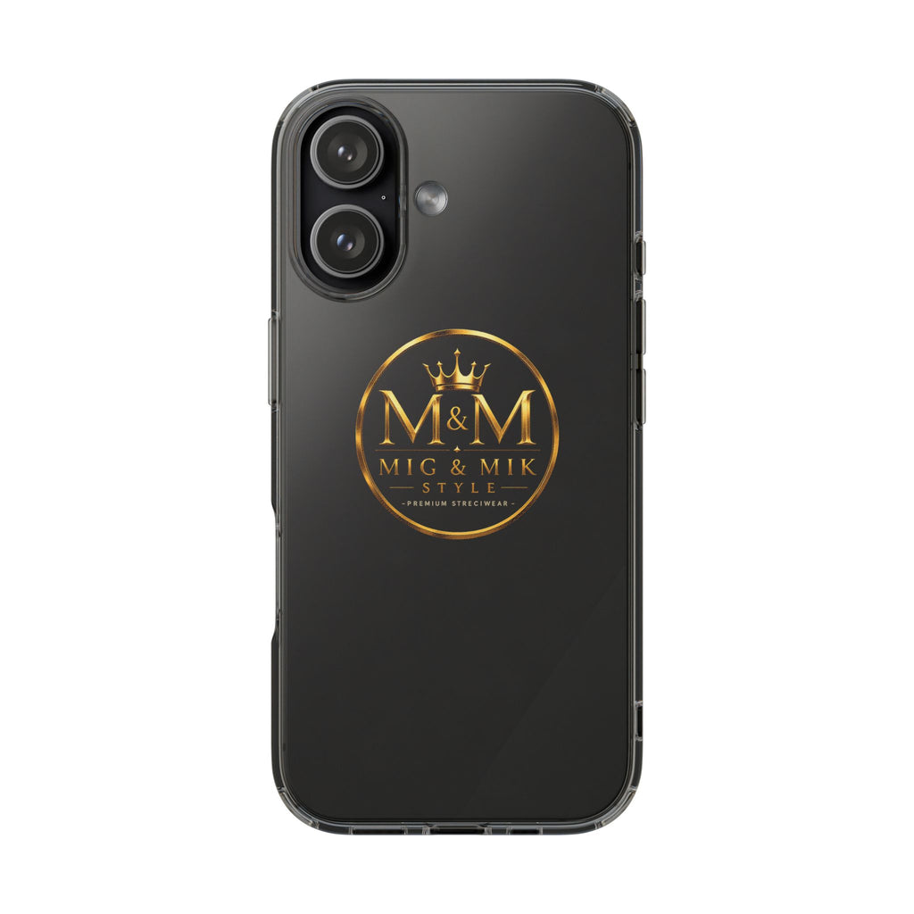 MIG & MIK STYLE Luxury Gold Logo Phone Case