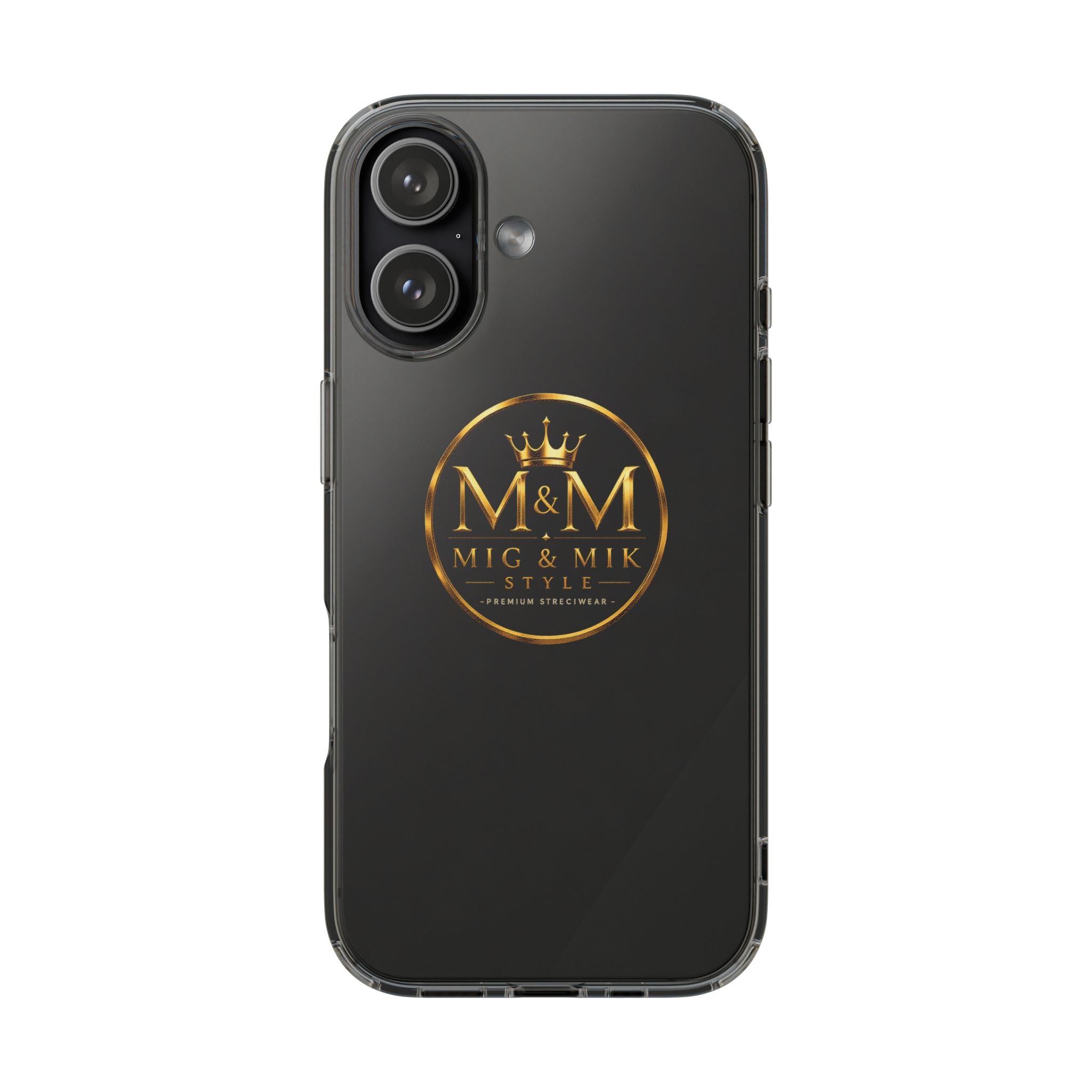MIG & MIK STYLE Luxury Gold Logo Phone Case