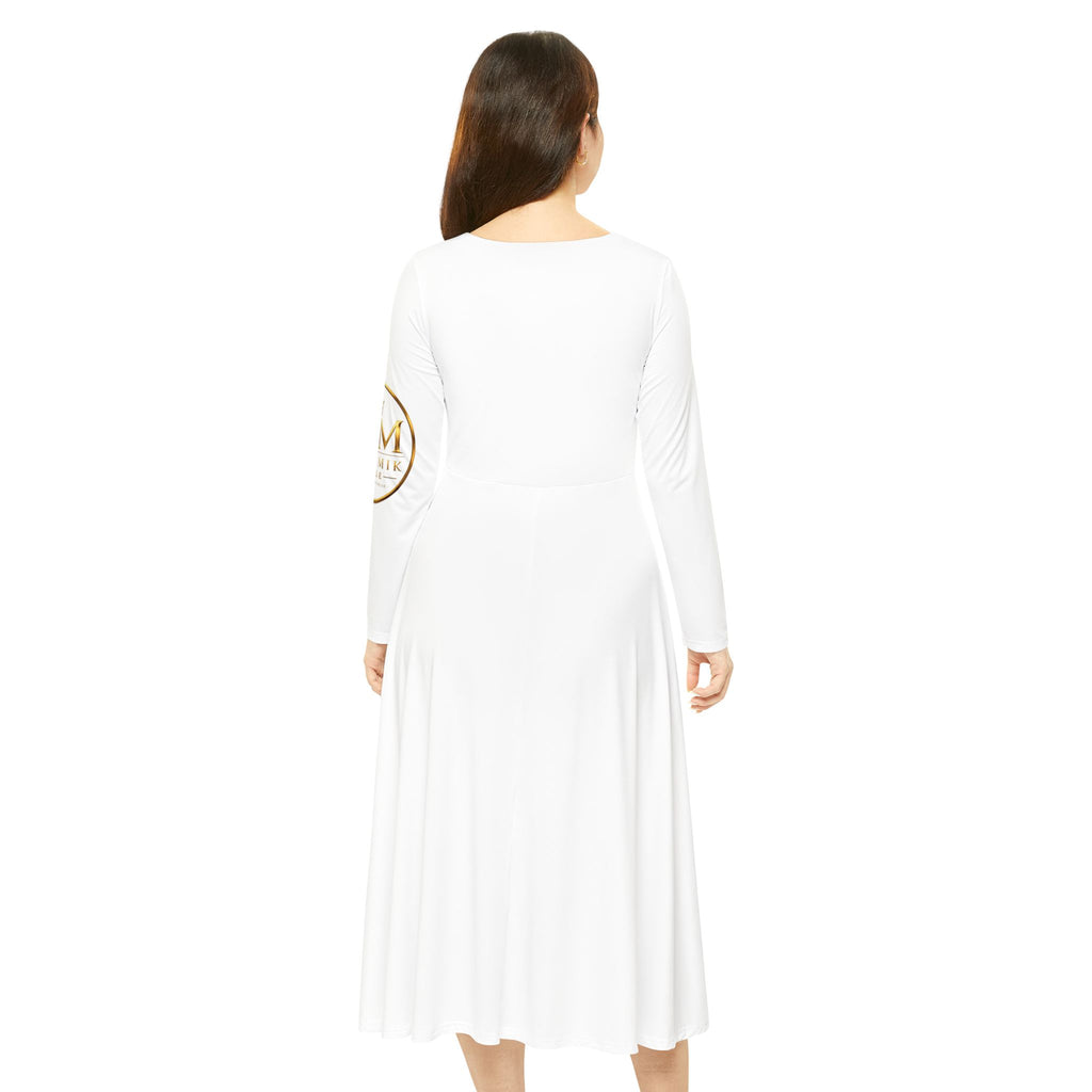 MIG & MIK STYLE Women’s Luxury Long Sleeve Dance Dress