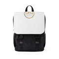 MIG & MIK STYLE Signature Luxury Backpack – Black & White Gold Edition