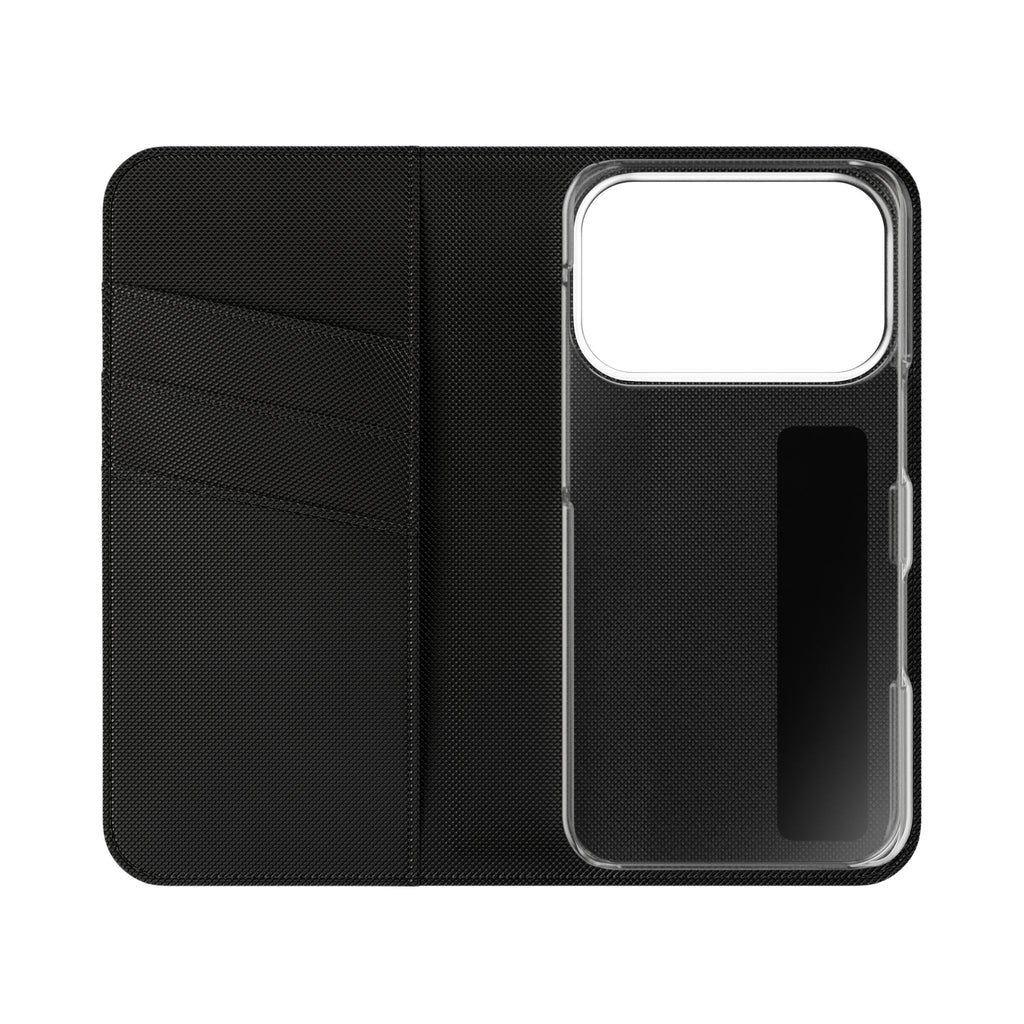 M&M Gold Crest Flip Phone Case — Luxury Wallet Flip Case with Card Slots