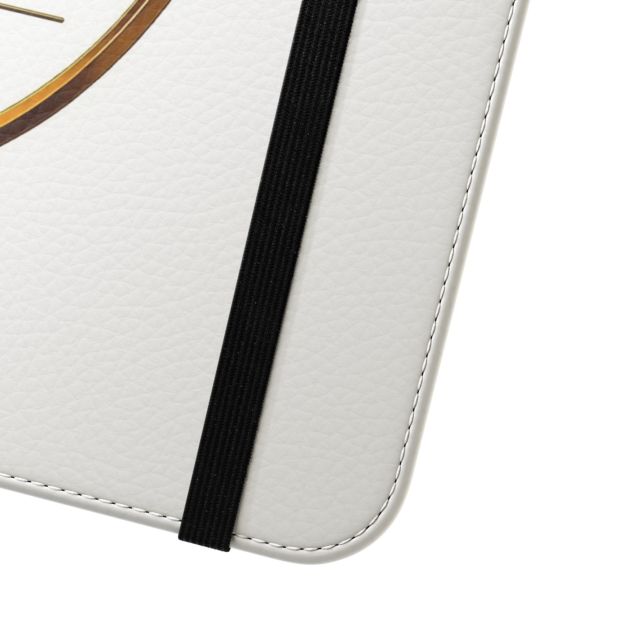 M&M Gold Crest Flip Phone Case — Luxury Wallet Flip Case with Card Slots