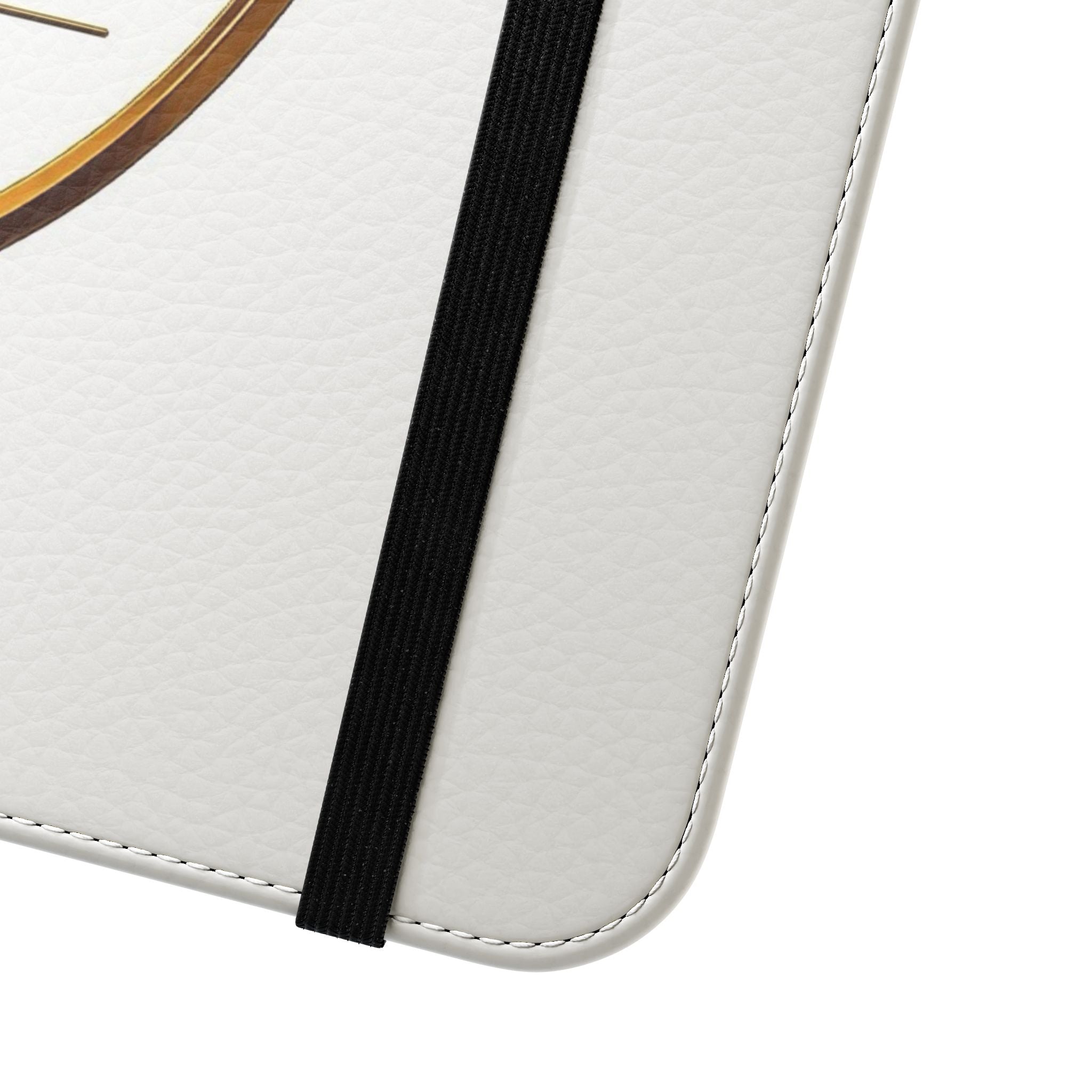 M&M Gold Crest Flip Phone Case — Luxury Wallet Flip Case with Card Slots