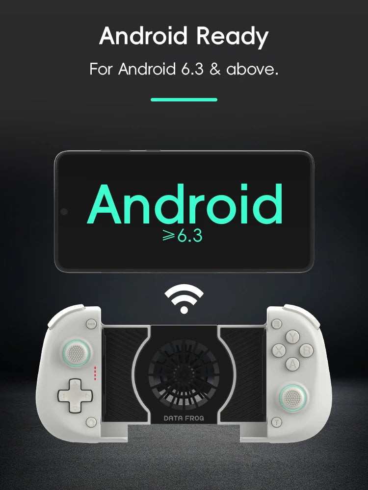 DATA FROG X3 Wireless Game Controller For Android Phone For Samsung Galaxy For PUBG Mobile For Switch / Switch OLED