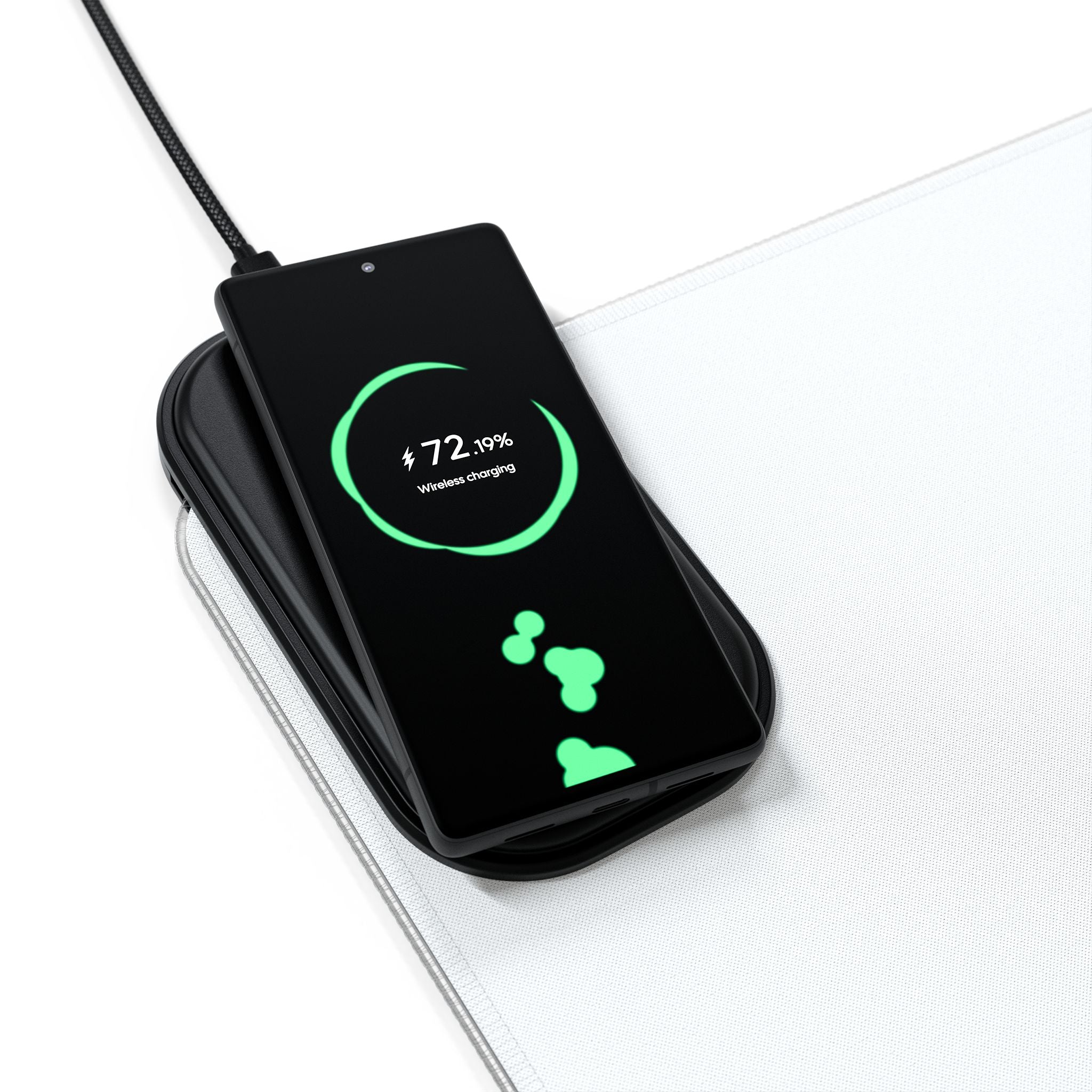 LED Wireless Charging Gaming Mouse Pad — Mig & Mik Gold Logo