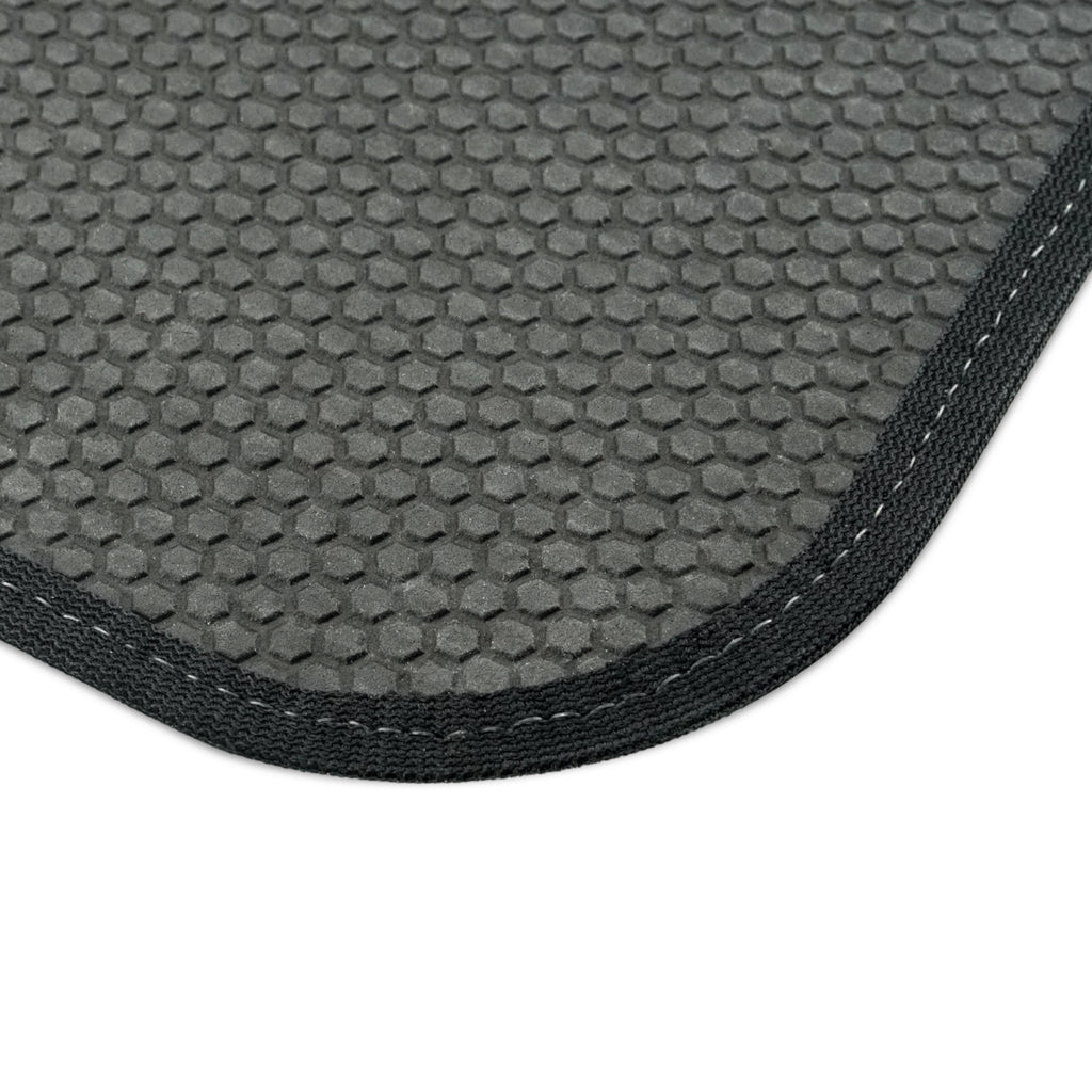 MIG & MIK STYLE Car Floor Mats – White Gold Logo (Set of 4)