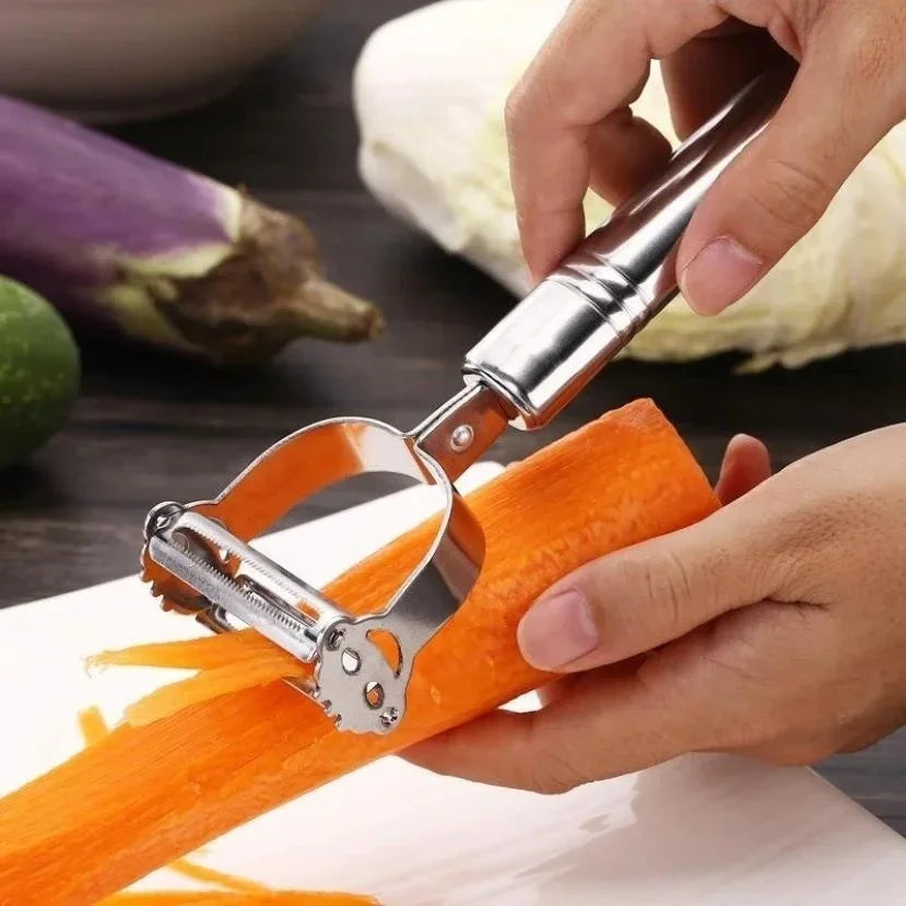 Stainless Steel Vegetable Slicer Multifunctional Potato Carrot Cucumber Grater Julienne Peeler Fruit Vegetable Peeler Kitchen Cu