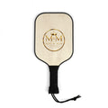 Pickleball Paddle Set — Personalized Wood Grain Pickleball Kit (2 Paddles + Balls)