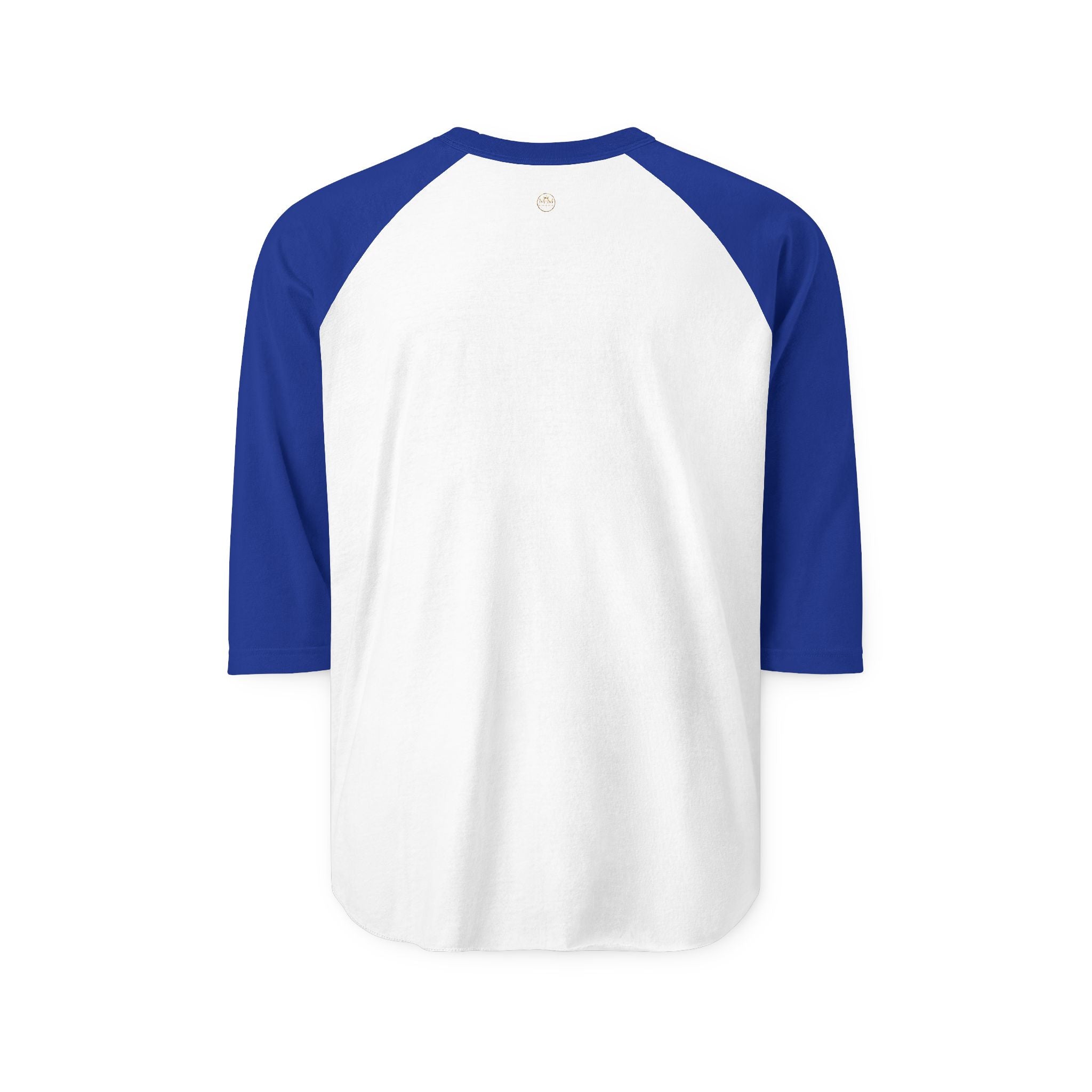 Raglan Shirt — Gold Crown Vintage Emblem Baseball Tee