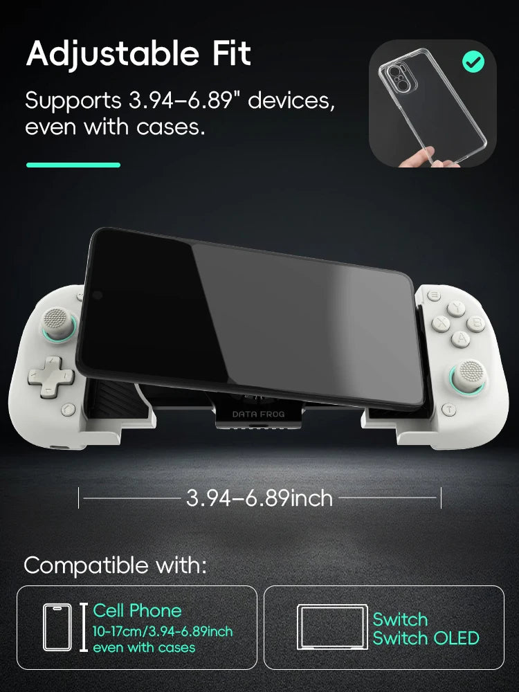 DATA FROG X3 Wireless Game Controller For Android Phone For Samsung Galaxy For PUBG Mobile For Switch / Switch OLED