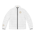 Men's Logo Puffer Jacket — M&M Nice & Mike Branded Quilted Coat