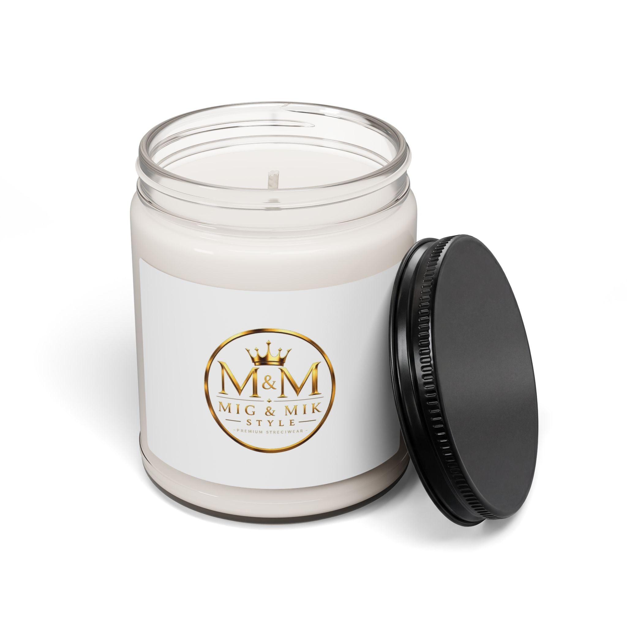 9oz Scented Soy Candle — Luxury M&M Mig & Mik Signature Scent