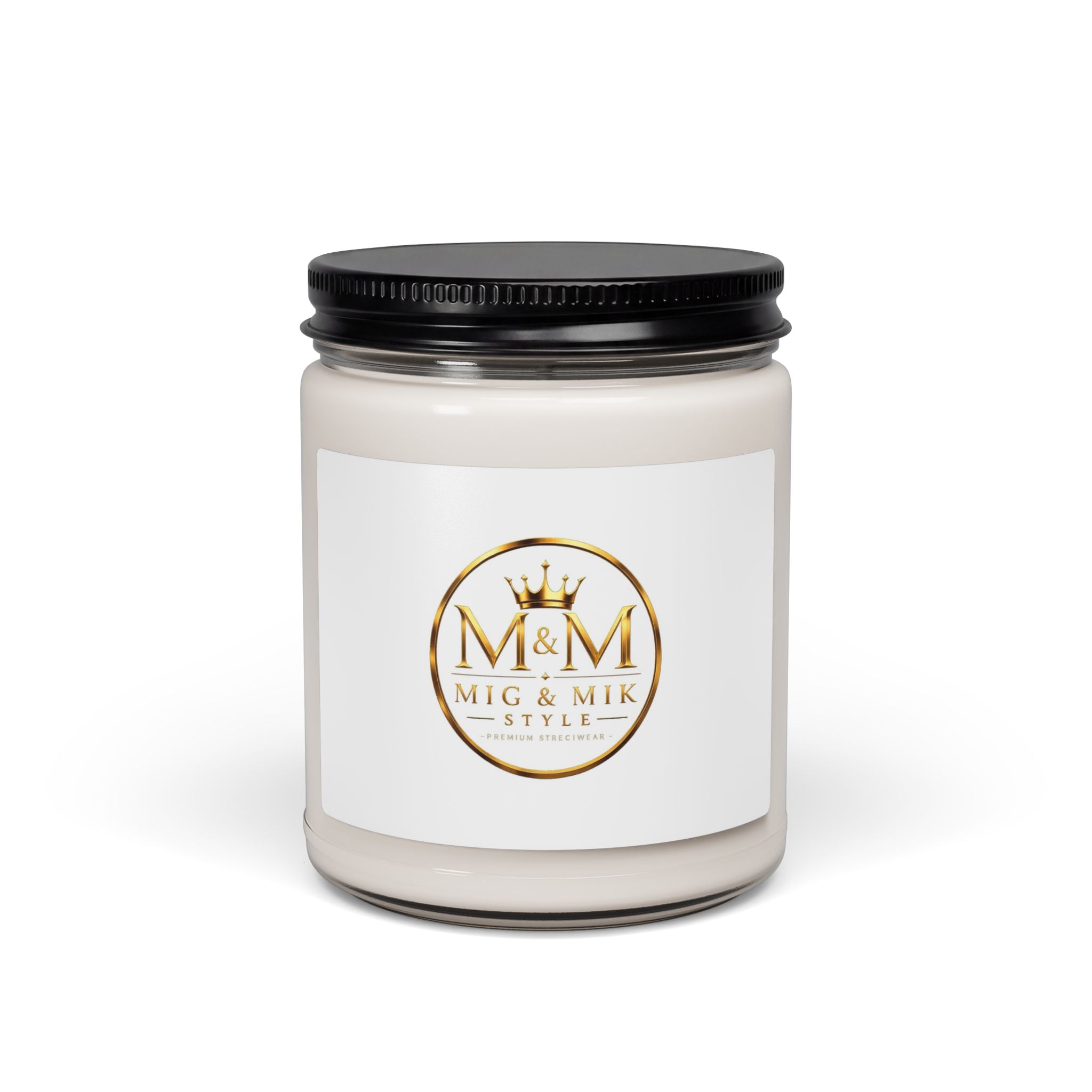 9oz Scented Soy Candle — Luxury M&M Mig & Mik Signature Scent