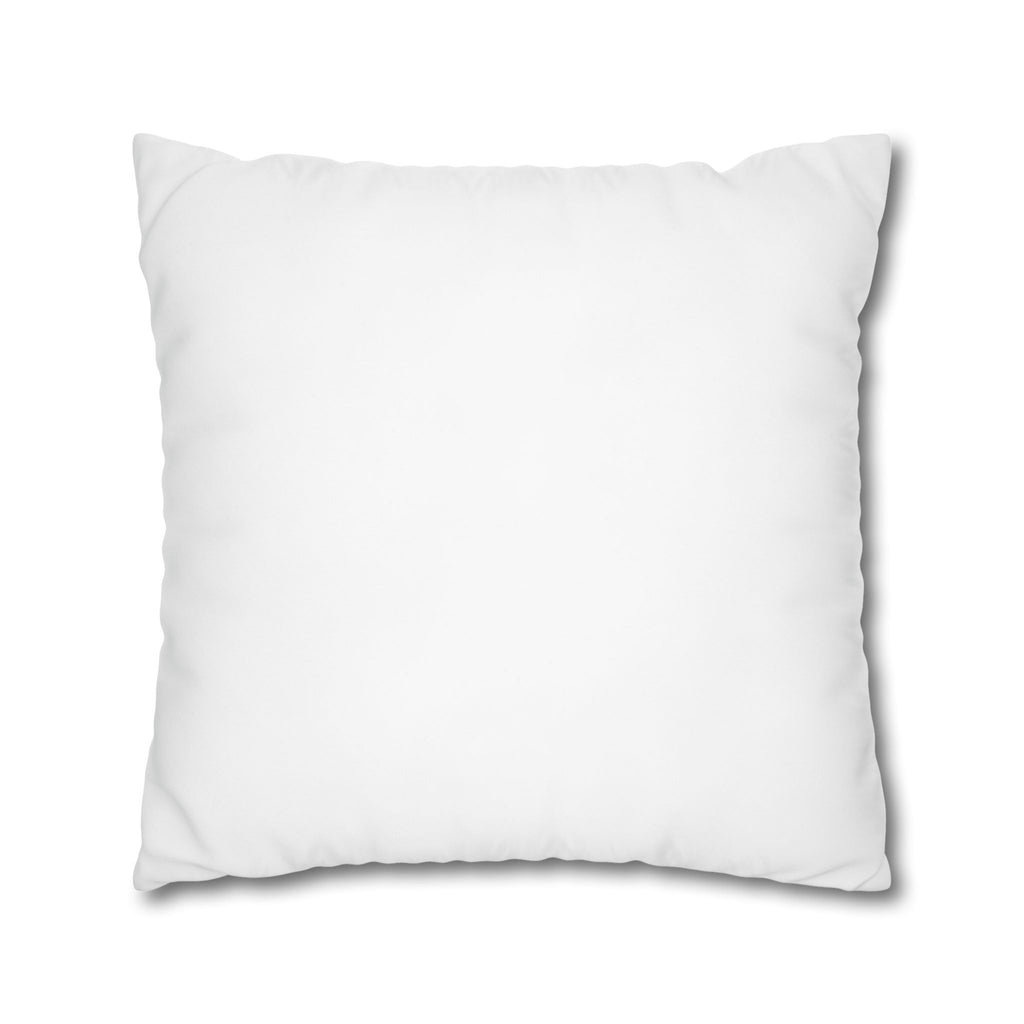 M&M Mig & Mik Gold Crown Decorative Pillowcase — Square Poly Canvas Throw Pillow Cover