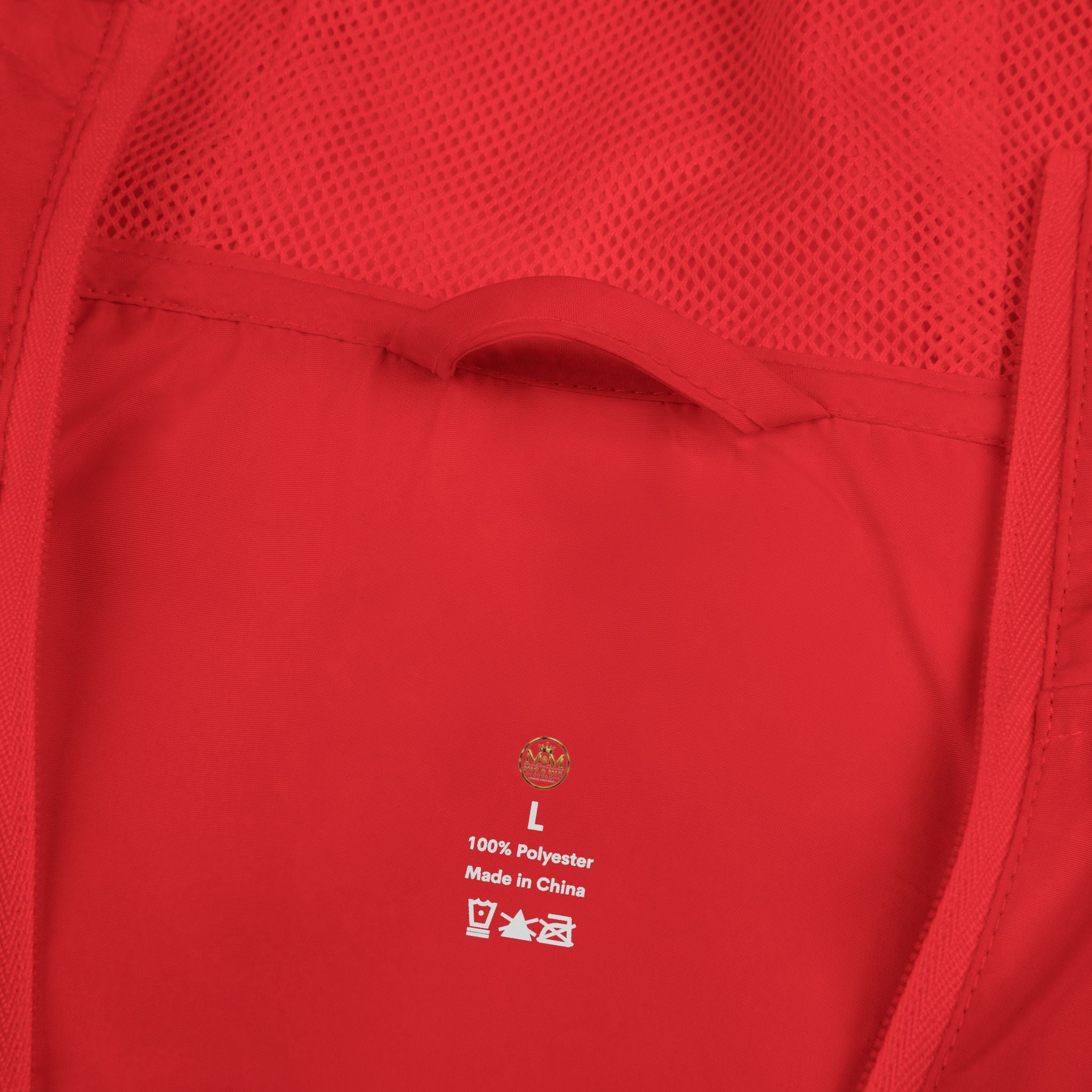 Crown Logo Windbreaker Jacket — White Luxury Monogram Shell