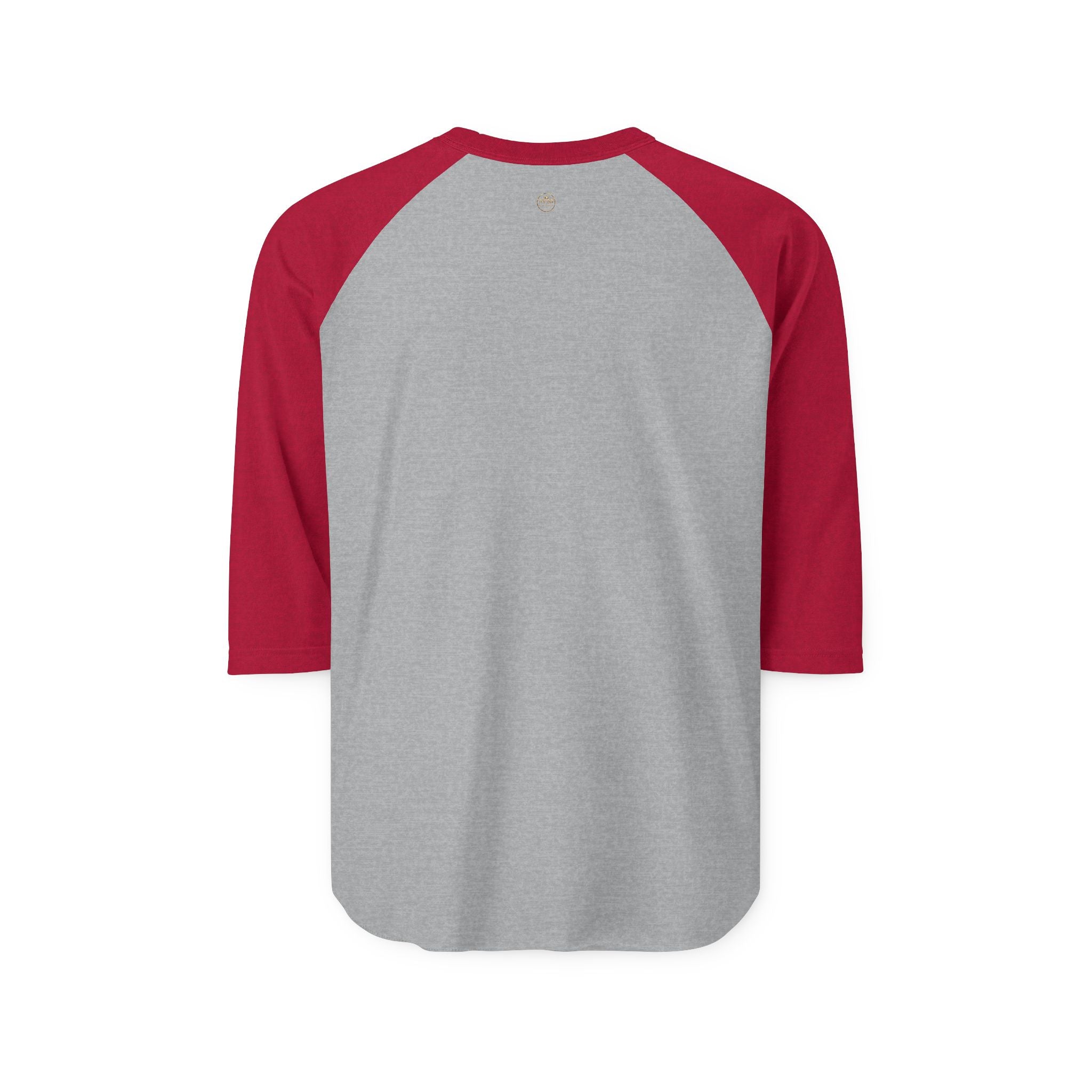 Raglan Shirt — Gold Crown Vintage Emblem Baseball Tee