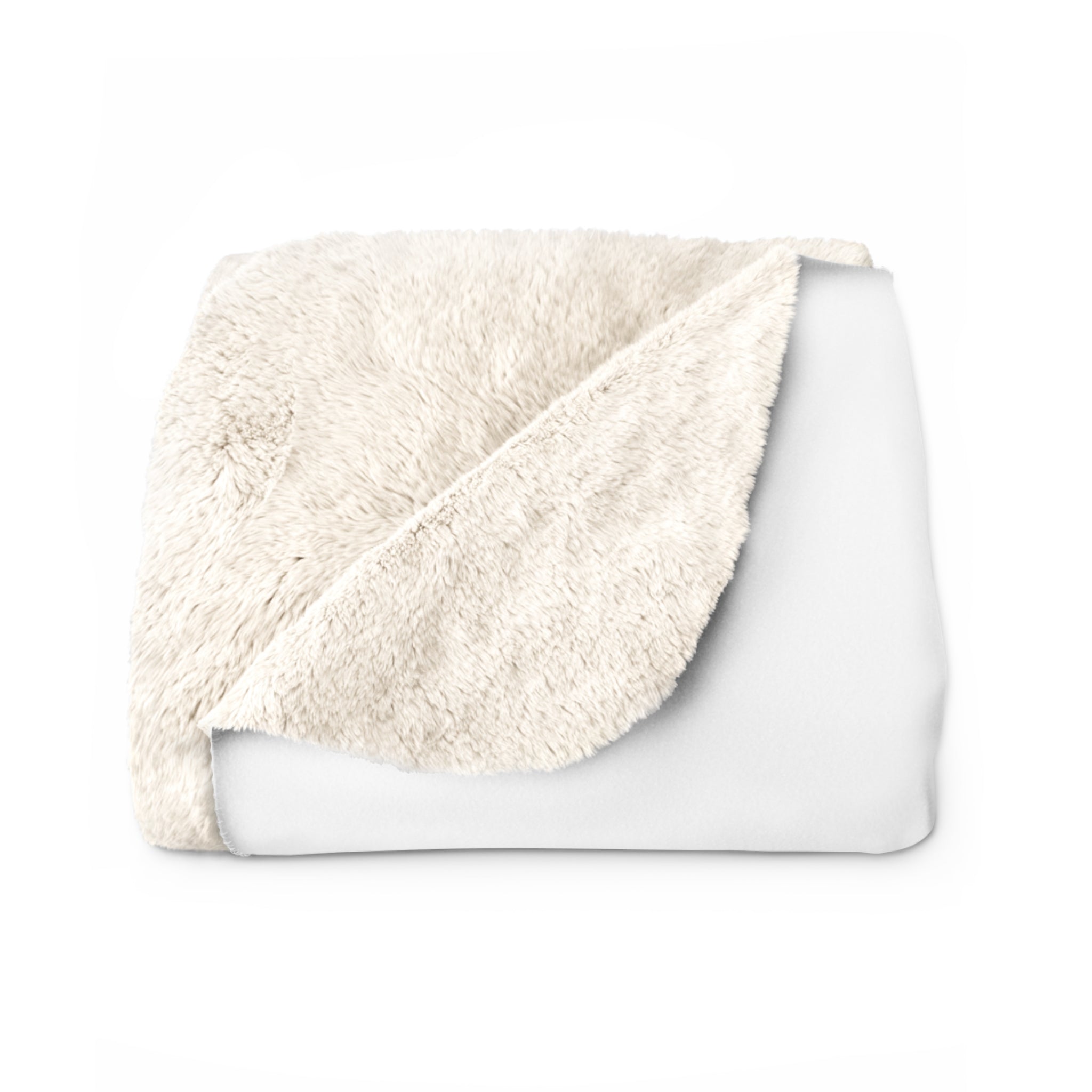 Sherpa Fleece Blanket — Luxury Gold Crest “M&M Mig & Mik Style” Cozy Throw