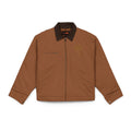 🏆 MIG & MIK STYLE Premium Heritage Work Jacket – Brown Gold Luxury Edition