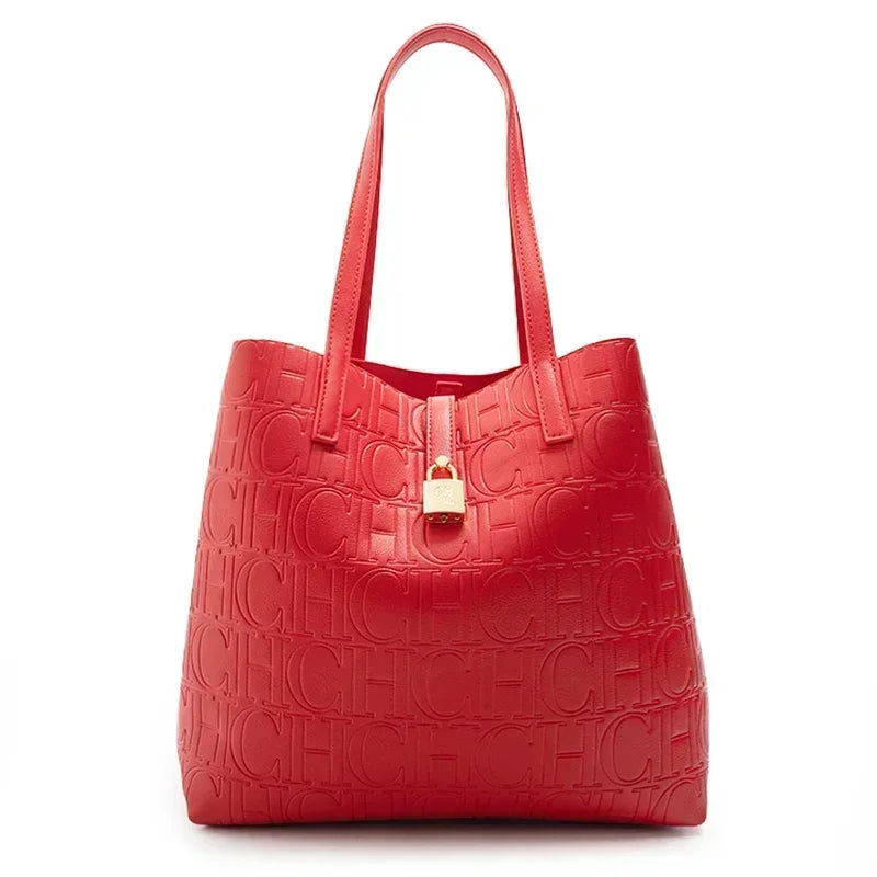 MIG & MIK STYLE™ Letter Pattern Large Capacity Tote Bag