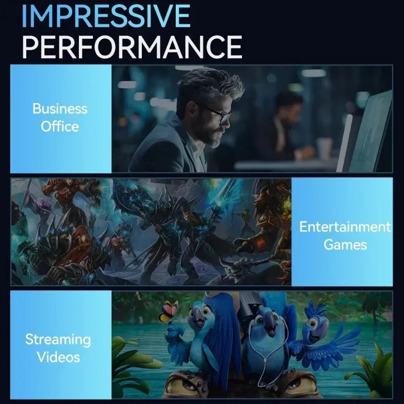 2026 Arcane Varnished MINI PC Windows 11 Pro Core I3 6100 RAM 1TB SSD WIFI 6 BT5.2 4K HD Splendid Leisure Gaming Office