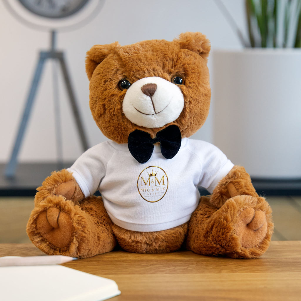 🧸 Premium Teddy Bear with Signature T-Shirt
