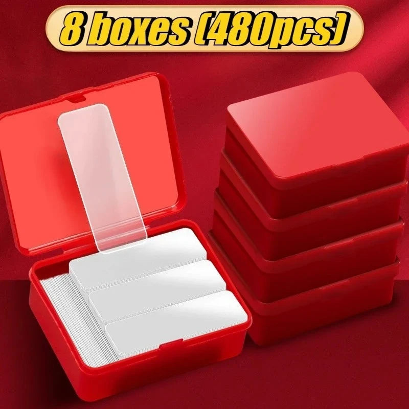 60-300pcs Strong Double Sided Adhesive Waterproof Removable Reusable Mounting Tape for Walls Wood Tile Plastic