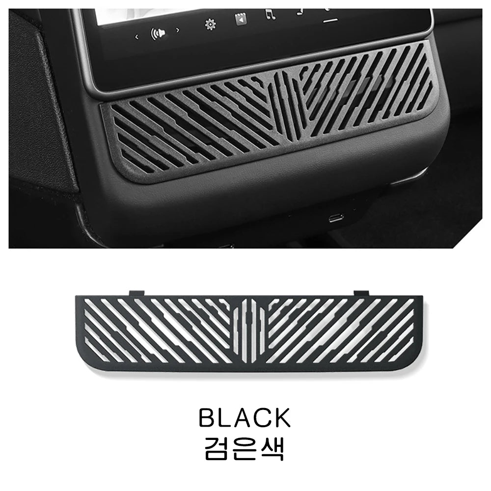 Snap On Air Outlet Grille Protection Rear AC Vent Cover For Tesla New Model Y L YL Juniper 3 Highland 2026 Long Wheelbase LWB