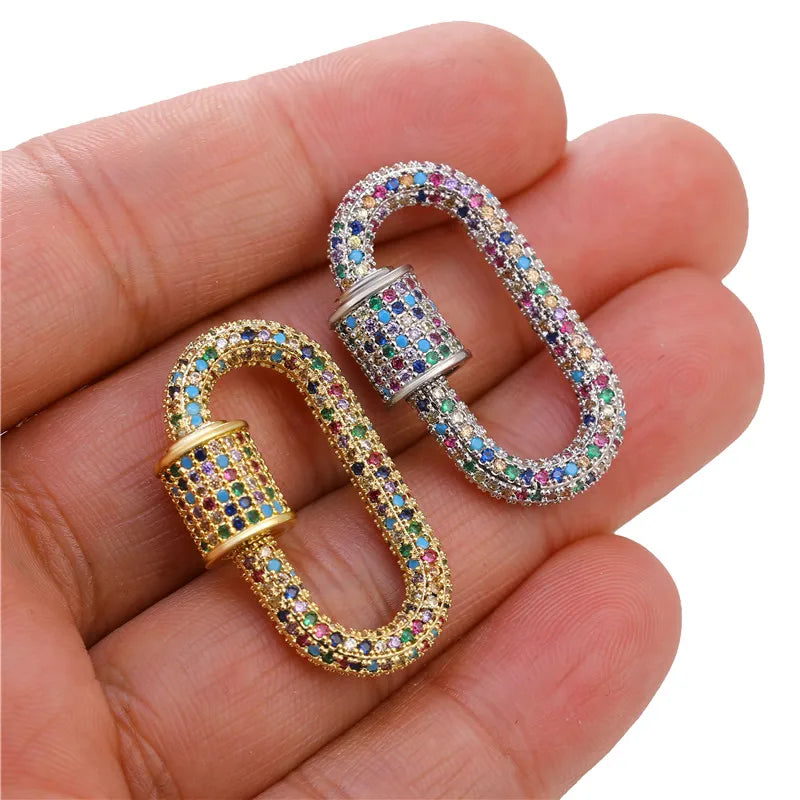 MIG & MIK STYLE™ Luxury Pavé Zircon Carabiner Clasp