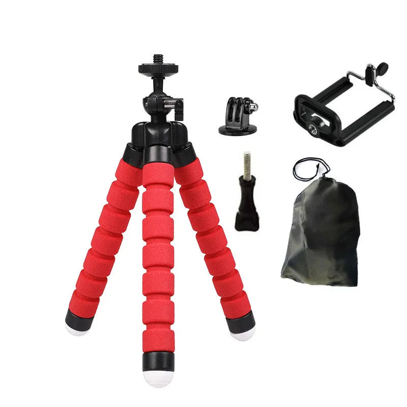 Portable Mini Tripod For Phone Monopod Selfie Stick For Smartphone Mobile With Holder Clip Tripode Octopus Action Camera Stand
