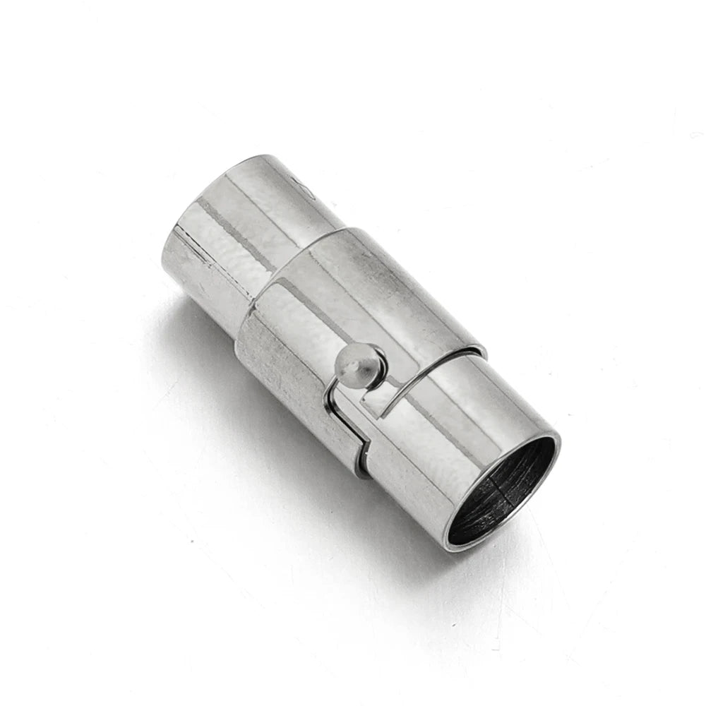 Stainless Steel Strong Magnetic Clasps Leather Cord End Clasps Hooks Connectors For DIY Jewelry Making Bracelet Necklace