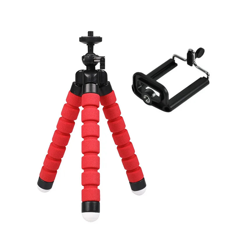 Portable Mini Tripod For Phone Monopod Selfie Stick For Smartphone Mobile With Holder Clip Tripode Octopus Action Camera Stand