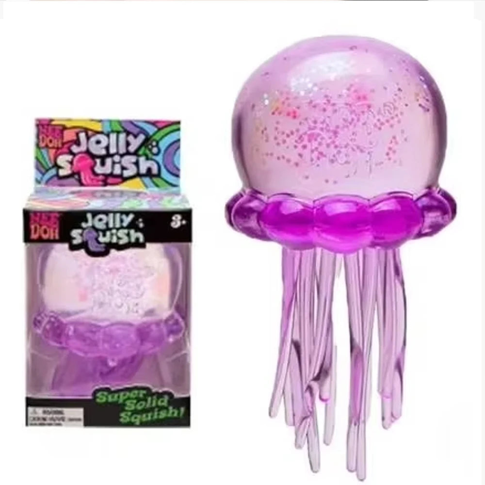 Explosions Crystal Jellyfish Squeeze TPR Soft Rubber Squeeze Slow Rebound Decompression Toy Children Decompression Artifact
